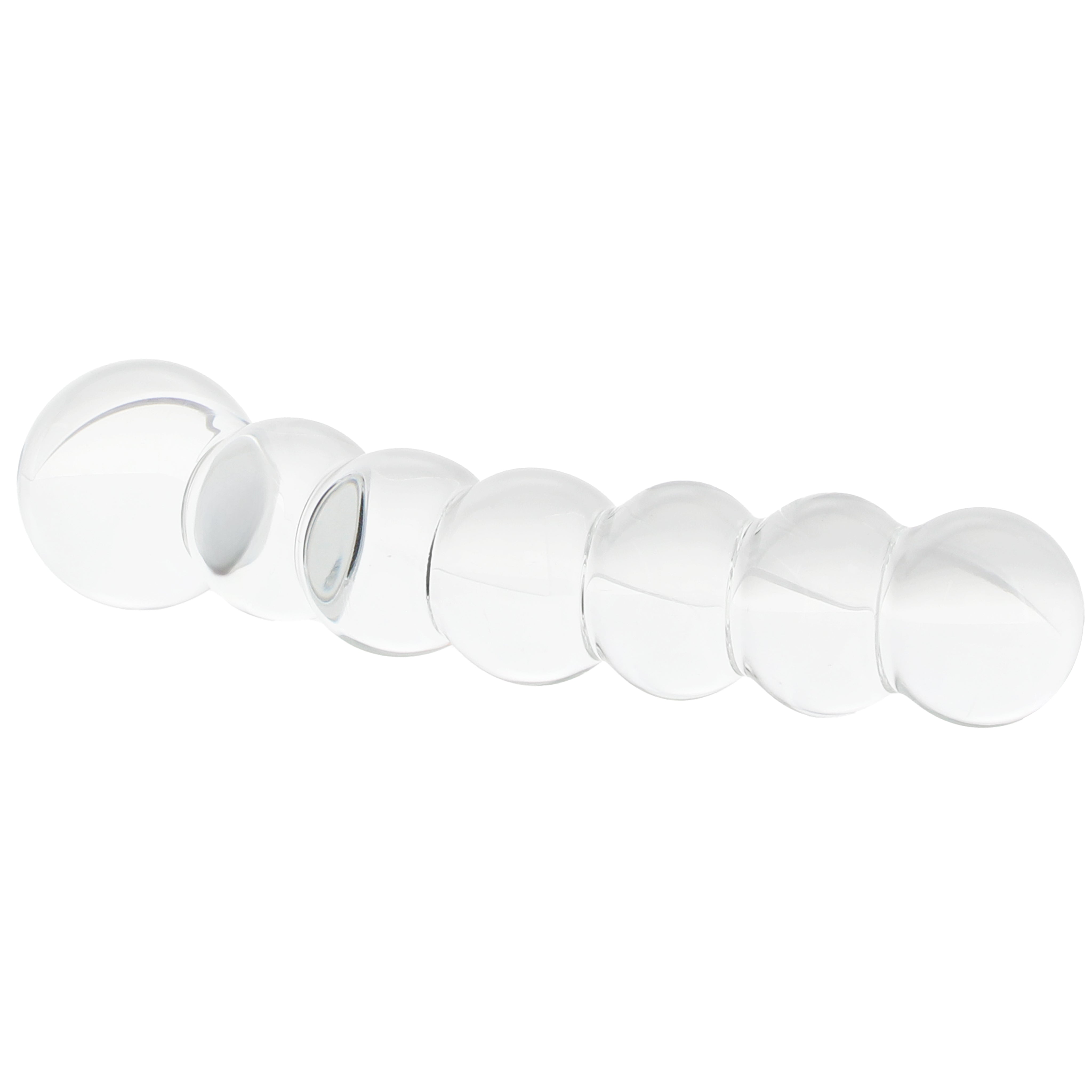 Clarity Celestial Orb Beaded Glass Dildo