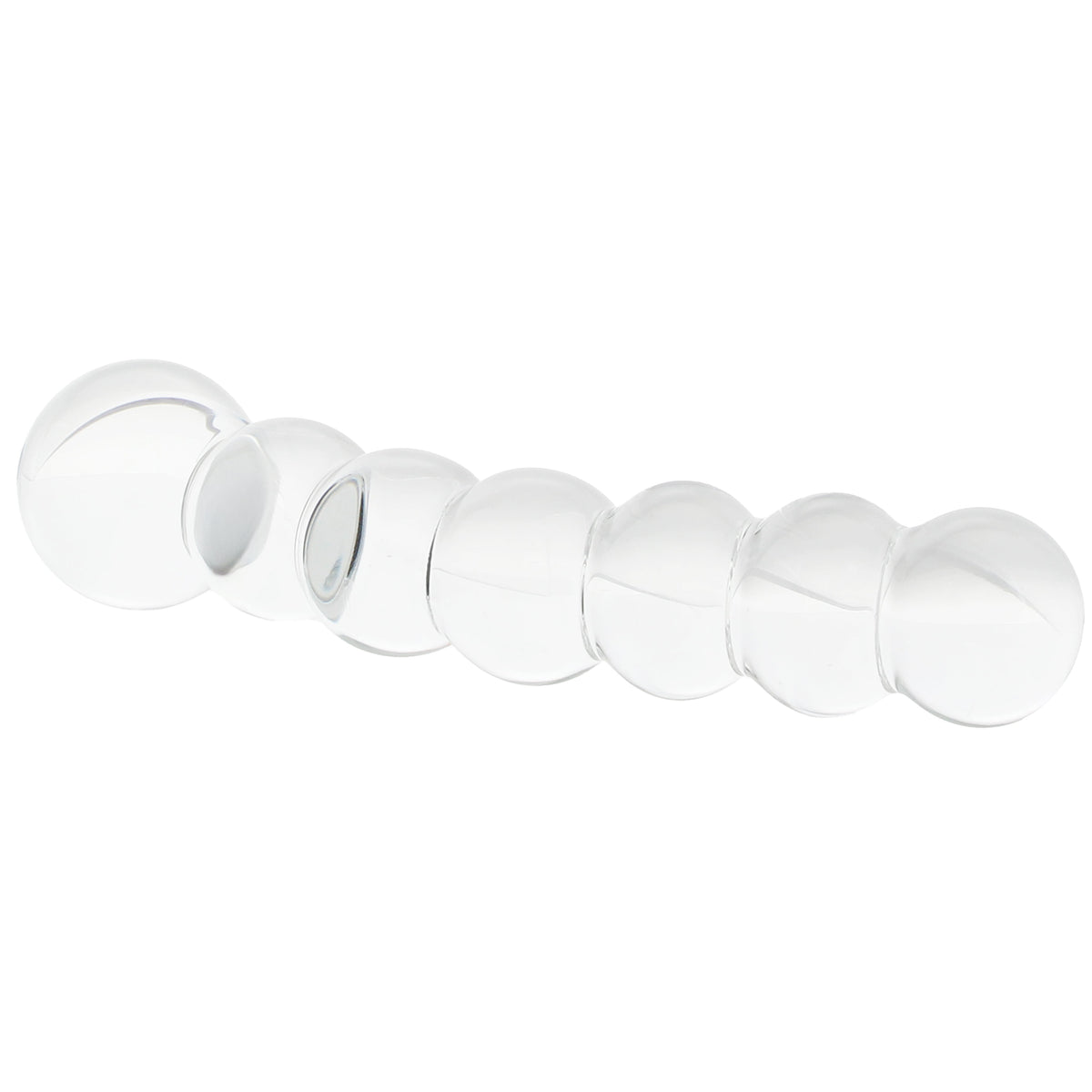 Clarity Celestial Orb Beaded Glass Dildo