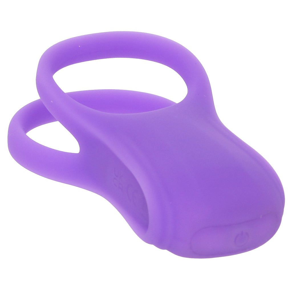 CalExotics Basic Essentials Dual Support Vibrating Cock Ring - Vibrators - HoneyHugs Canada (View 3)