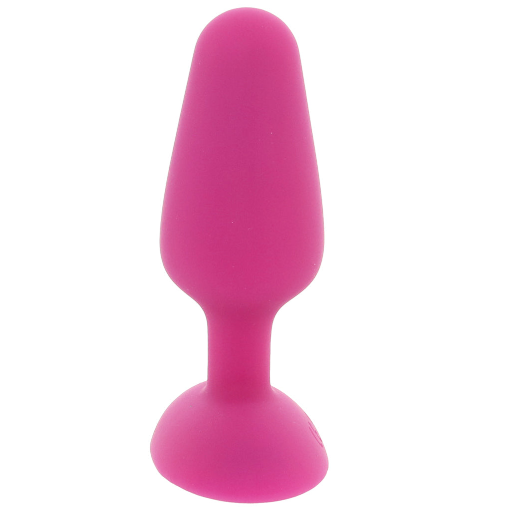 Bang! Bang! Vibrating Silicone Butt Plug in Pink - Vibrators - HoneyHugs Canada (View 3)