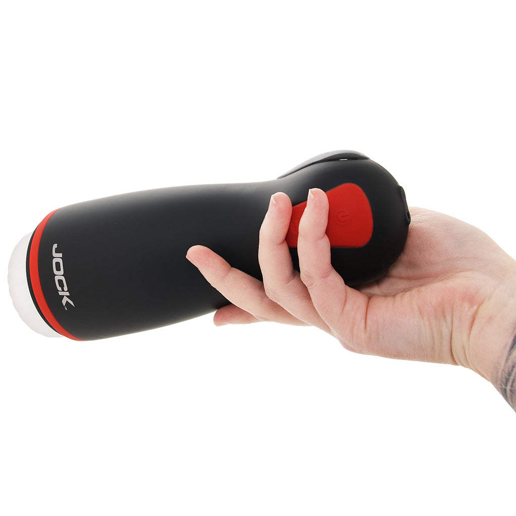 Jock Blaze Vibrating, Sucking & Warming Stroker