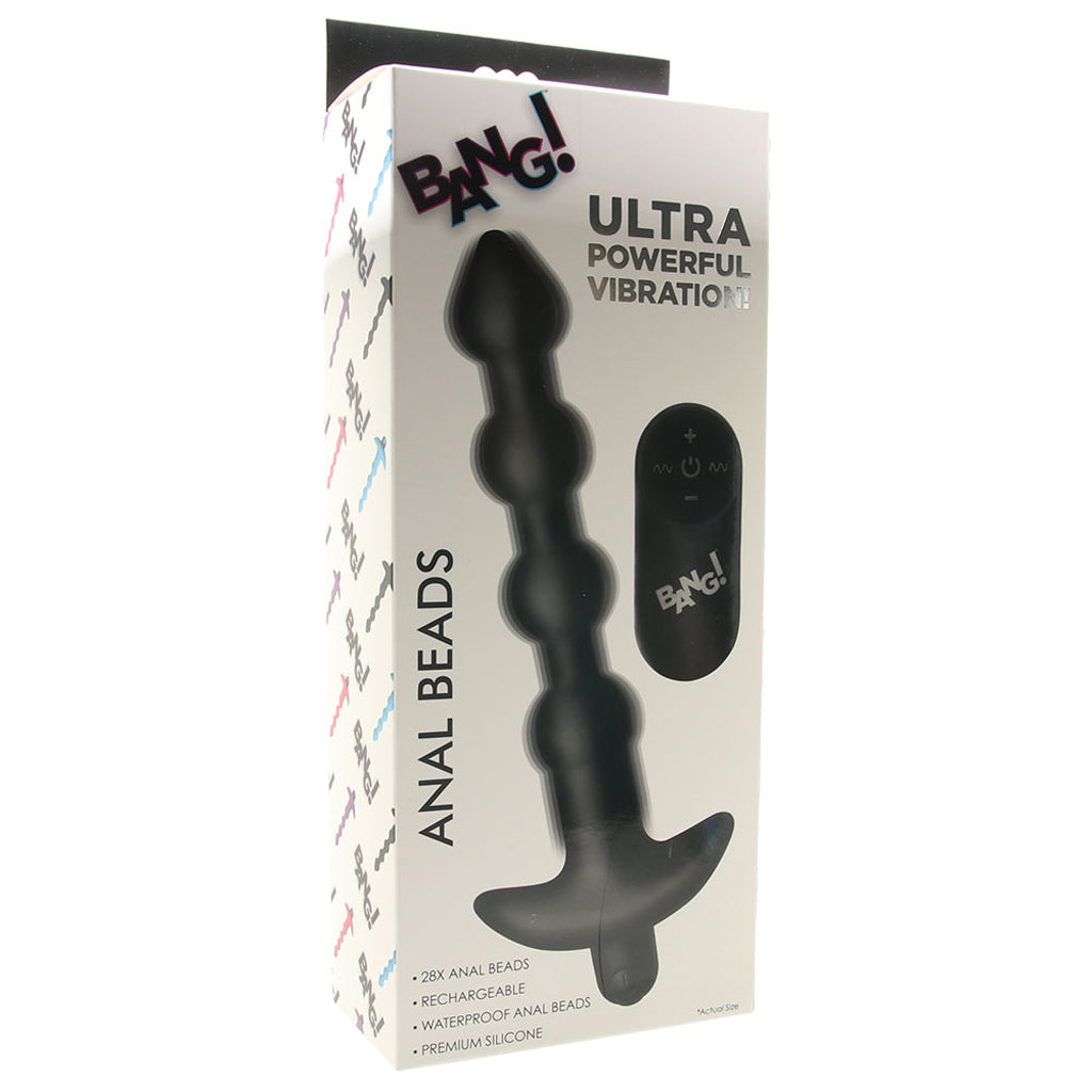 Bang! Bang! Vibrating Anal Beads in Black - Vibrators - HoneyHugs Canada (View 6)
