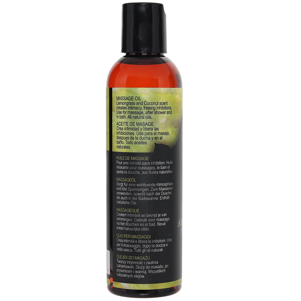 Relax Massage Oil 4oz/120ml in Lemongrass & Coconut