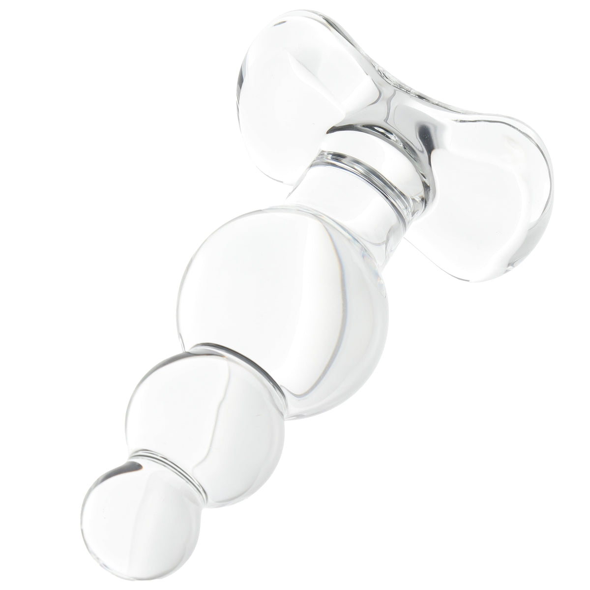 Clarity Utopian Reverie Beaded Glass Butt Plug