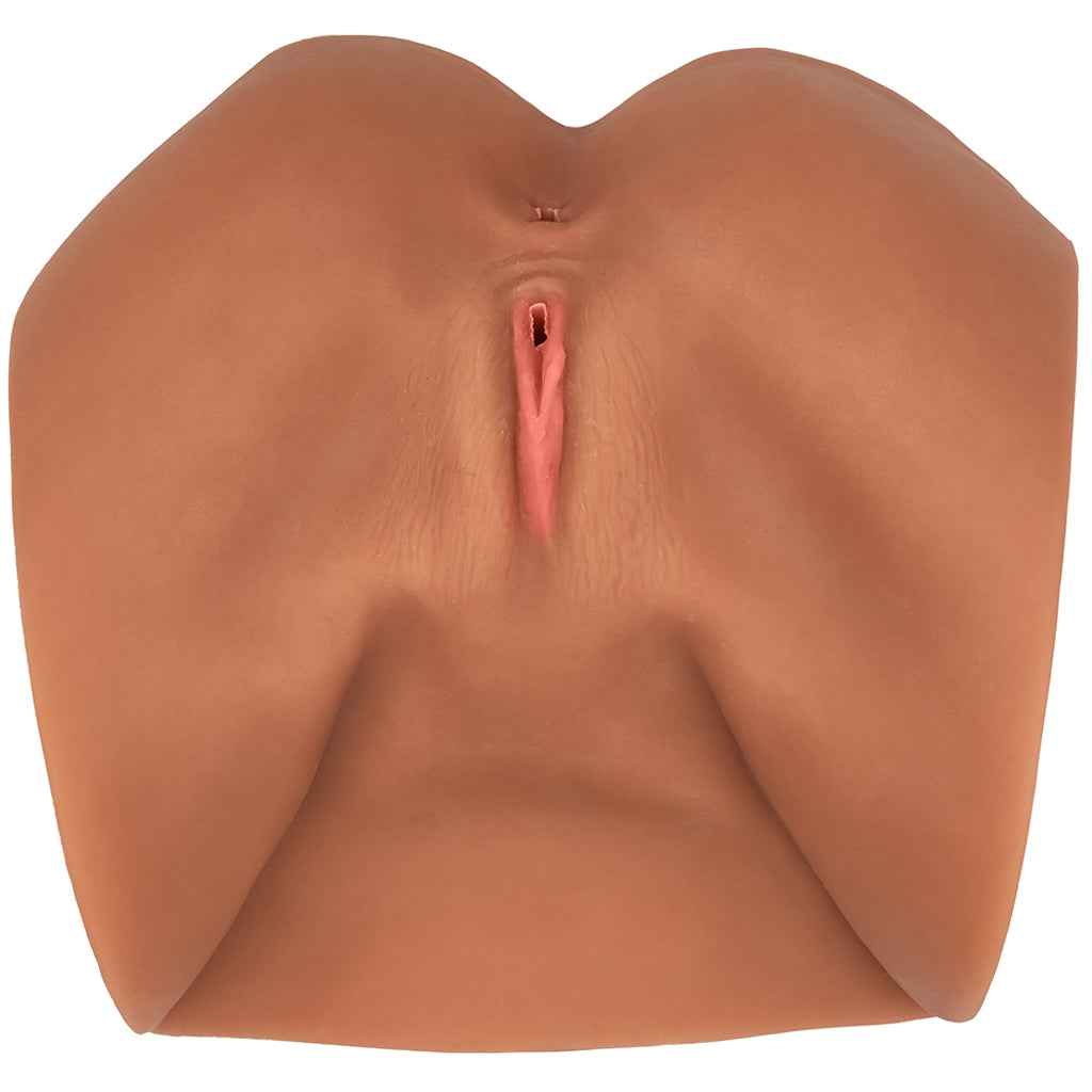 Stroke It Stroke It Life-Size Pussy Masturbator in Brown - Male Masturbators - HoneyHugs Canada (View 3)