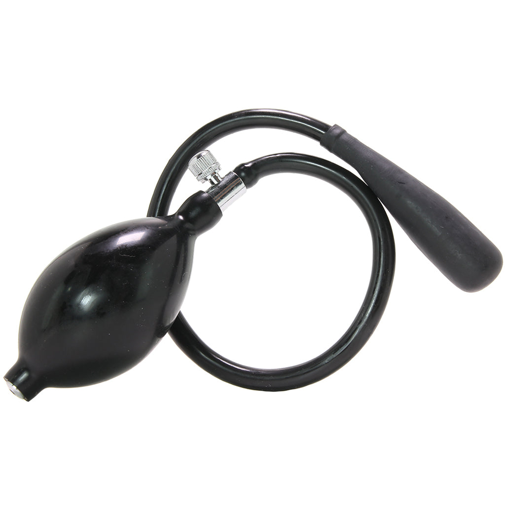 Frisky Black Inflatable Stimulator: Customizable Anal Pleasure & Depth