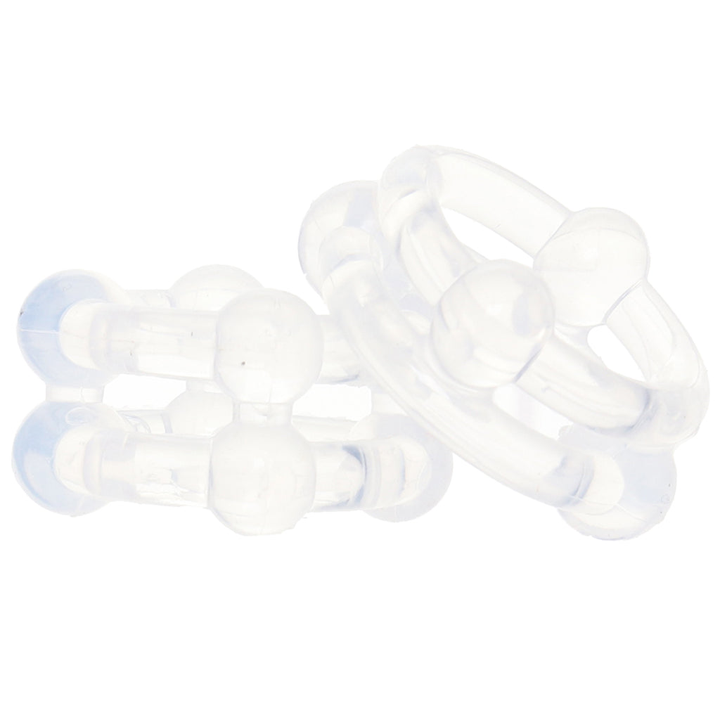 Alpha Liquid Silicone Double Stacker Rings