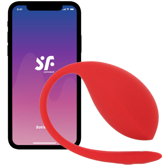 Satisfyer Satisfyer Shiny Petal Wearable Vibe in Red - Vibrators - HoneyHugs Canada