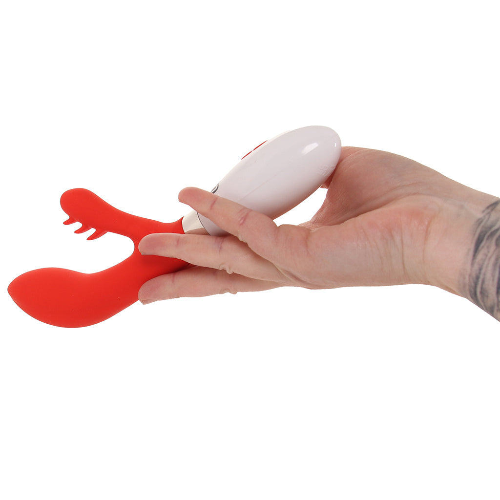 Shots Toys Luminous Agave Rabbit Vibe in Red - Vibrators - HoneyHugs Canada (View 6)