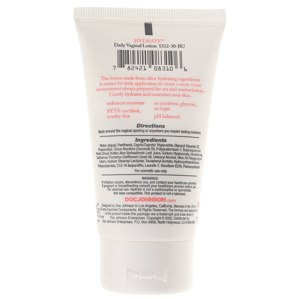 Hydrate Daily Vaginal Lotion in 2oz/59ml