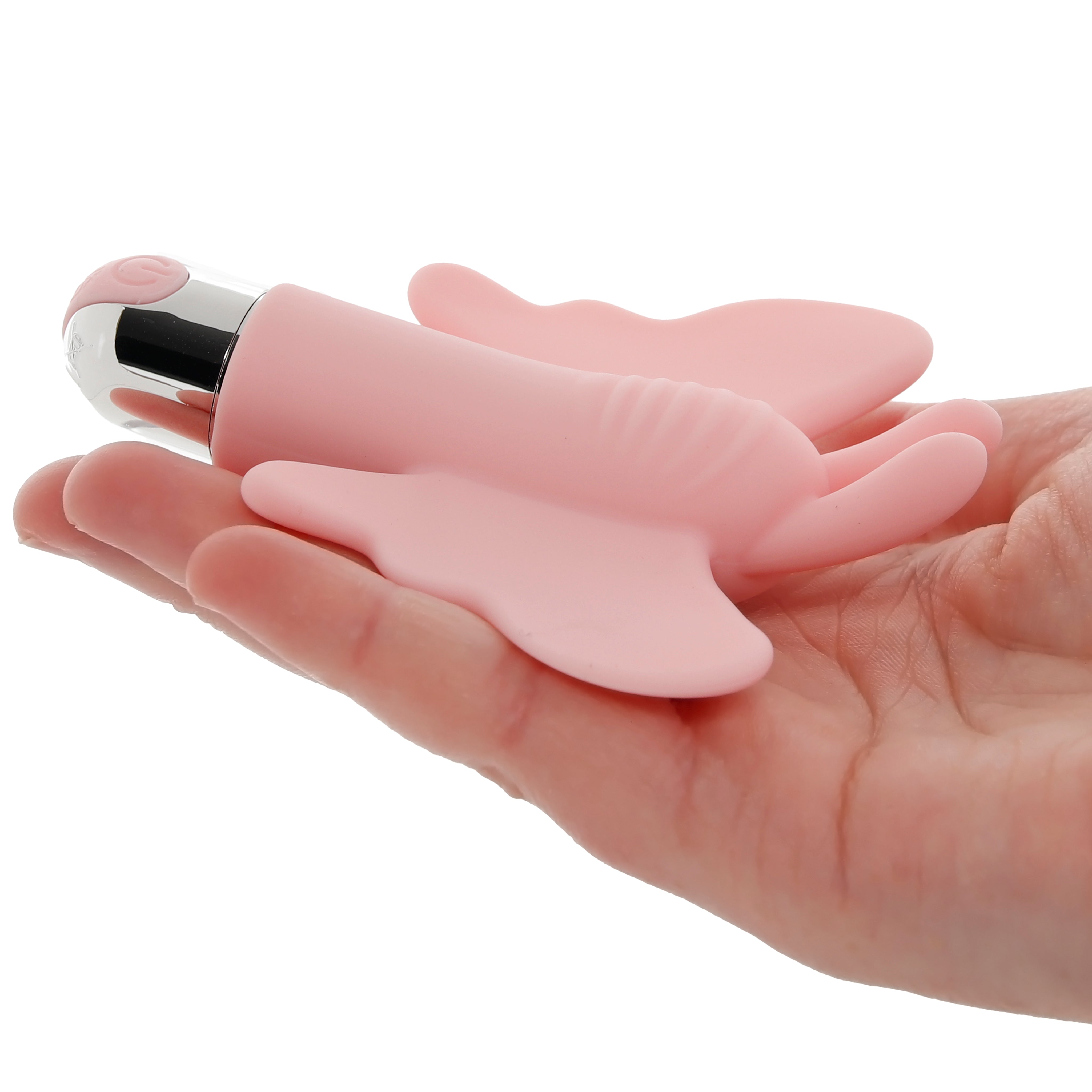 Pink Pussycat Butterfly Sleeve Finger Vibe
