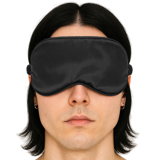 Ouch! Black Satin Blindfold – Sumptuous Silk for Intense Intimacy