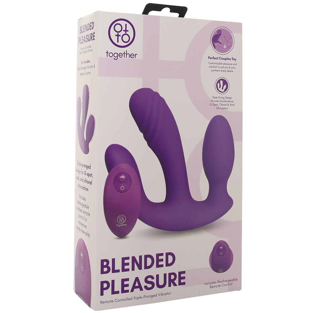 Together Together Blended Pleasure Triple Prong Vibe - Vibrators - HoneyHugs Canada (View 9)