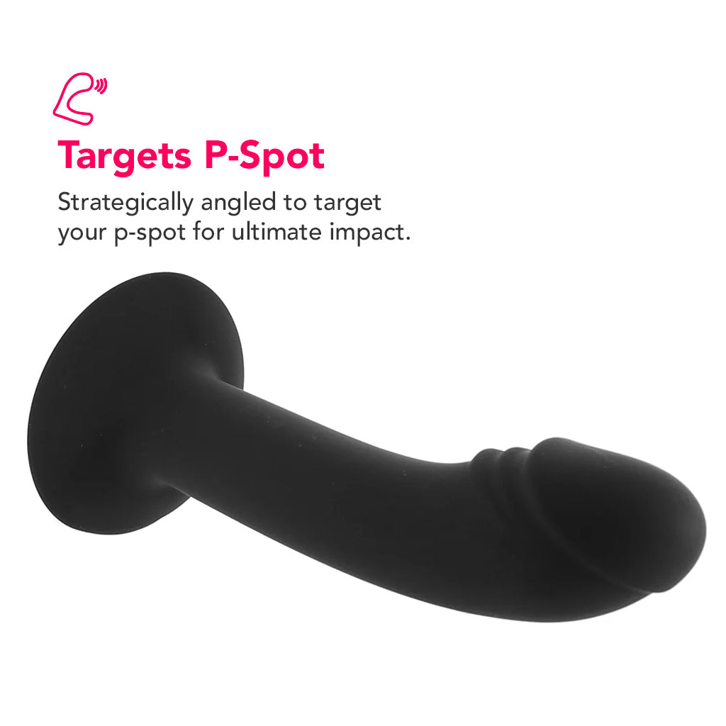 Silicone Curved Anal Stud Probe