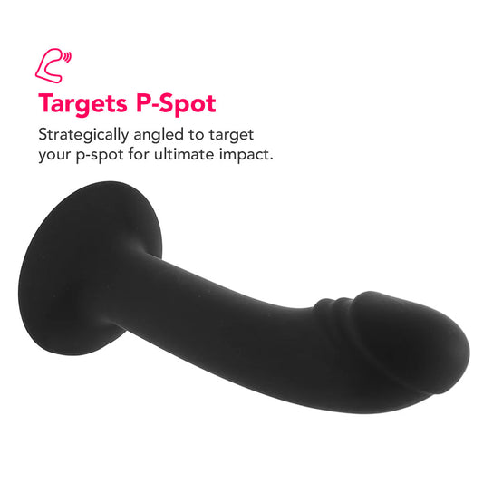 Silicone Curved Anal Stud Probe