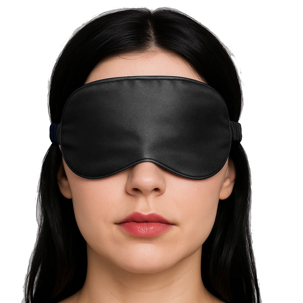 Ouch! Black Satin Blindfold – Sumptuous Silk for Intense Intimacy