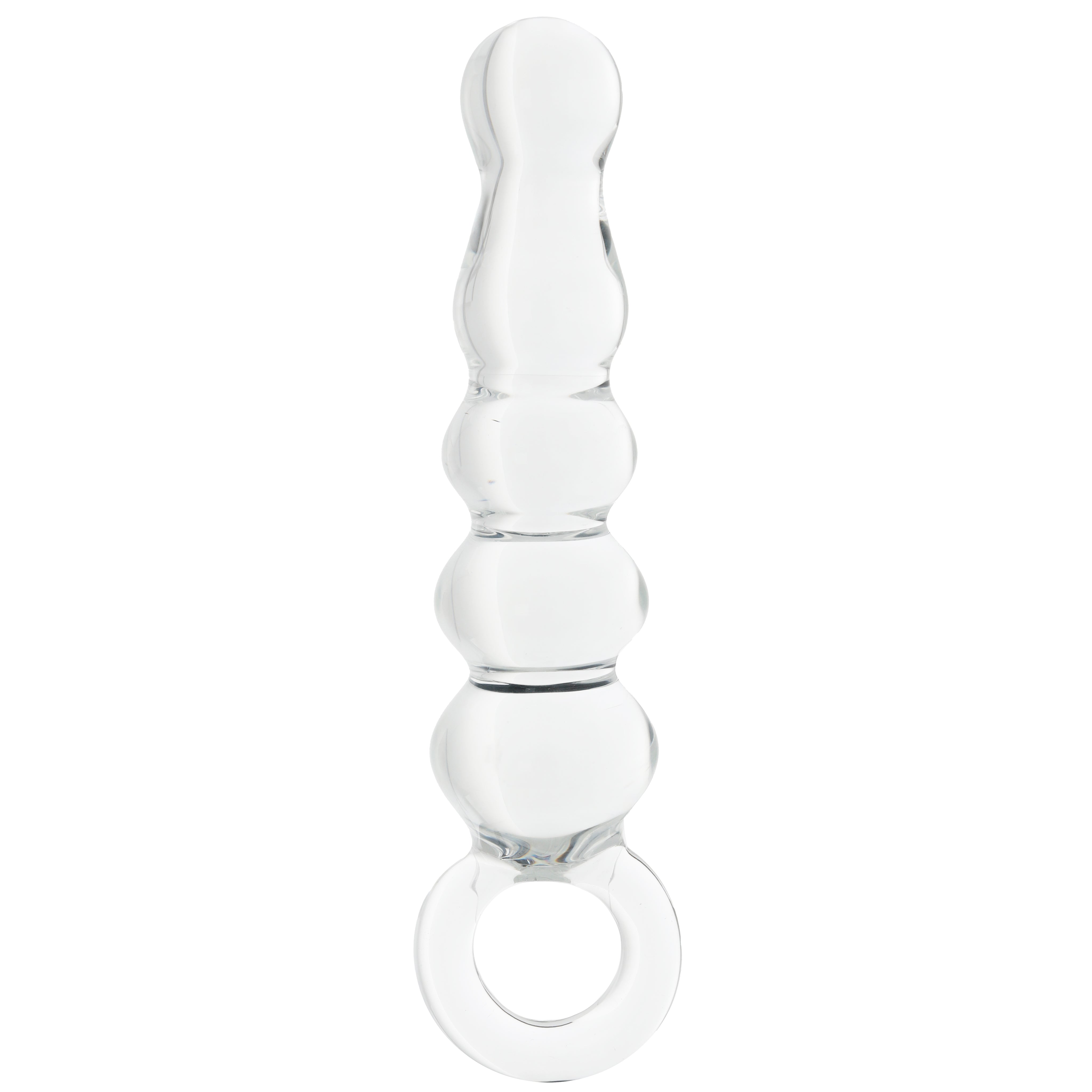 Clarity Hera's Tryst Beaded Glass Dildo
