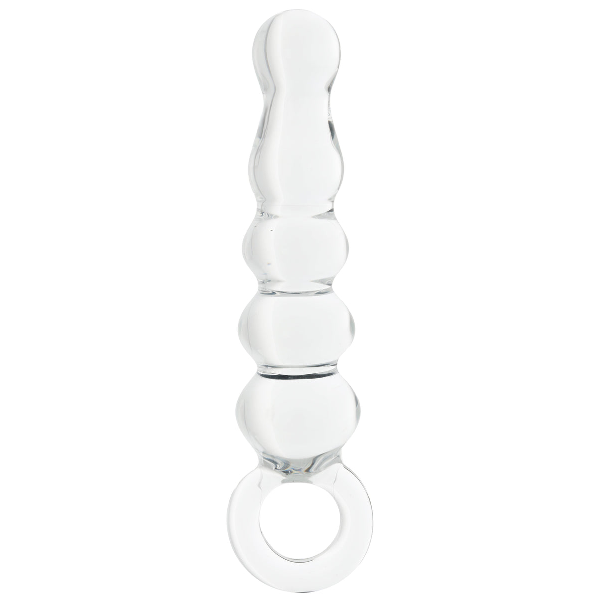 Clarity Hera's Tryst Beaded Glass Dildo