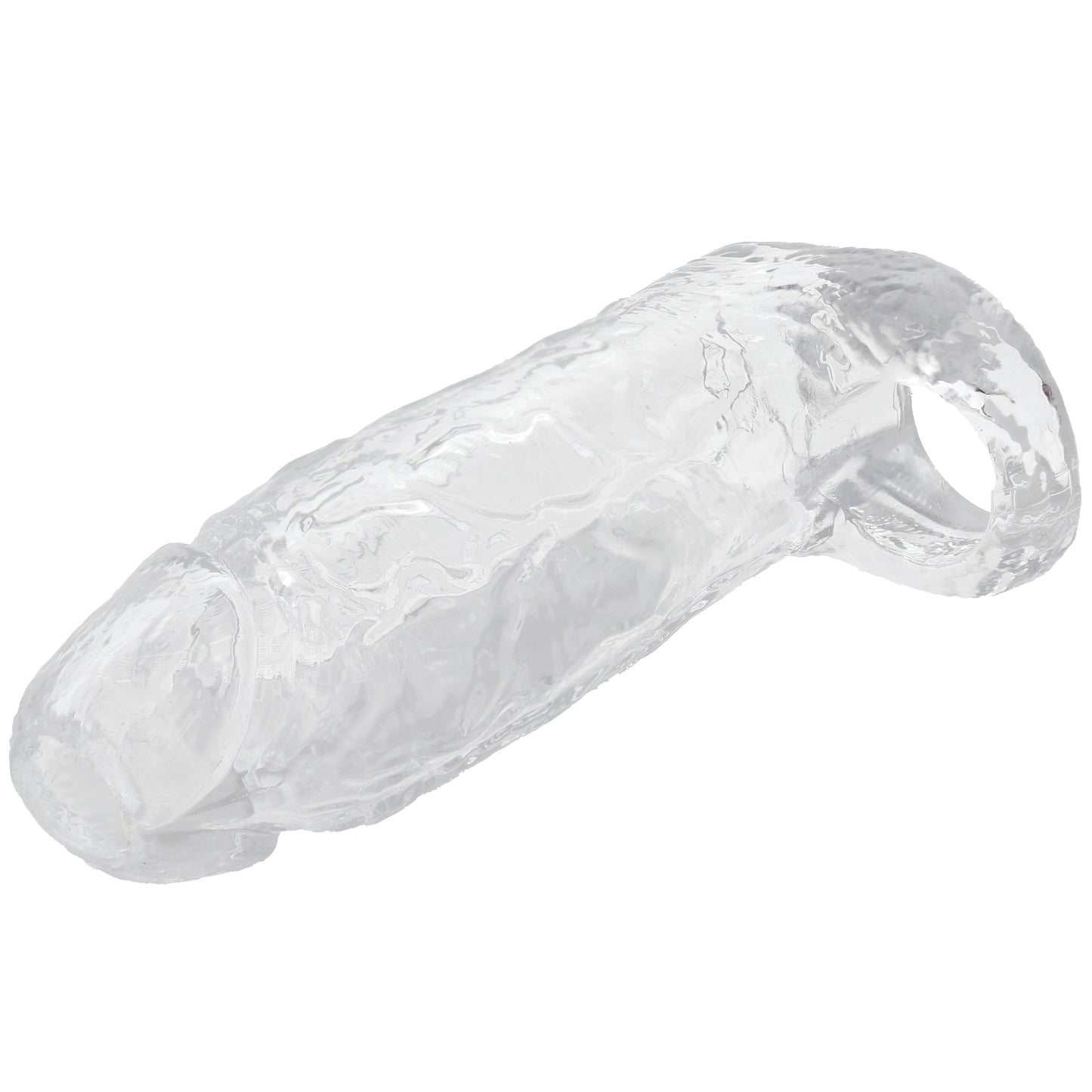 TitanMen 5 Inch Cock Sleeve with Ball Strap in Clear