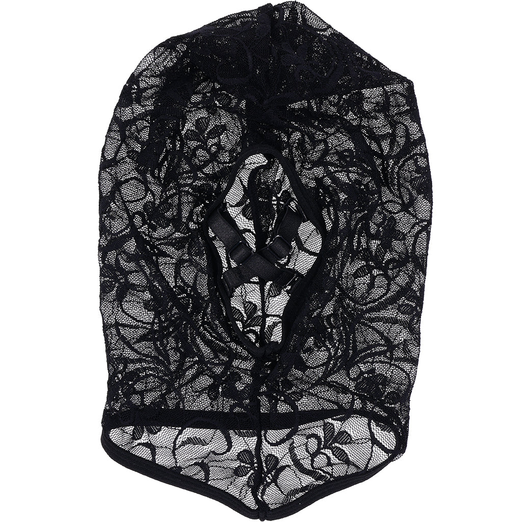 Sex & Mischief Lace Hush Hood: Shrouded Mystery, Unveiled Desire