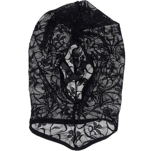 Sex & Mischief Lace Hush Hood: Shrouded Mystery, Unveiled Desire