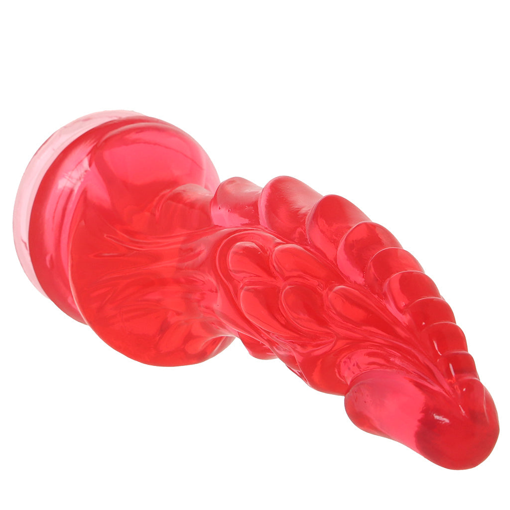 Crystal Jellies 8.5 Inch Invader Dildo in Pink