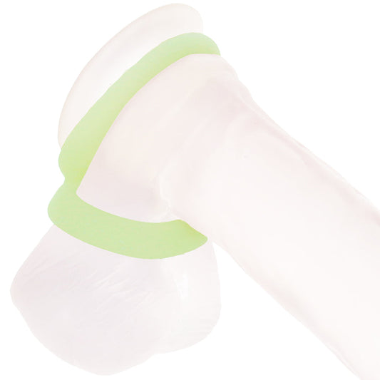 Alpha Ring Liquid Silicone Snug Tugger in Glow-in-the-Dark