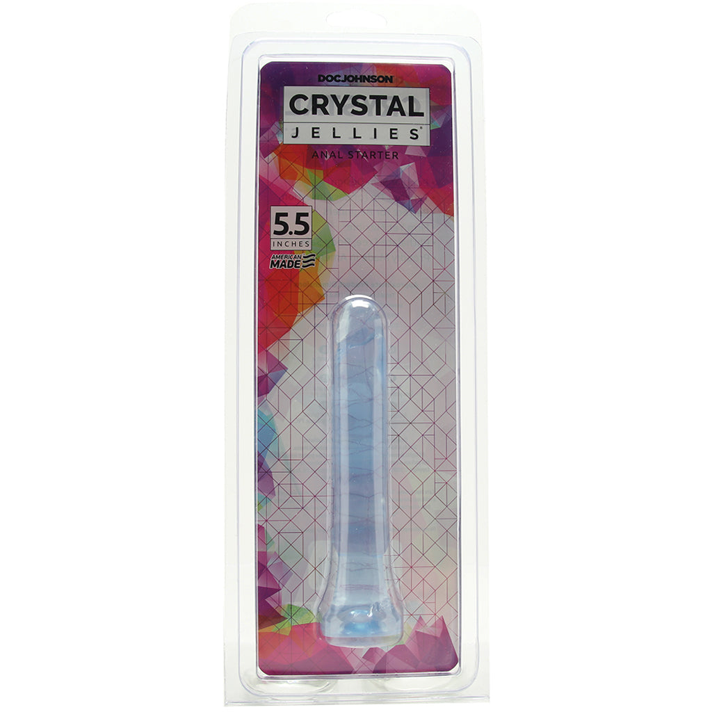 Crystal Jellies Anal Starter Dildo in Clear