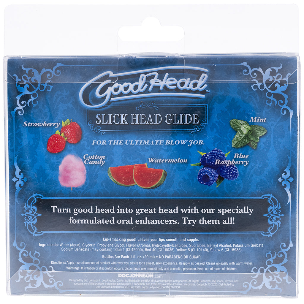 GoodHead Slick Head Glide 5 Pack in 1oz x5