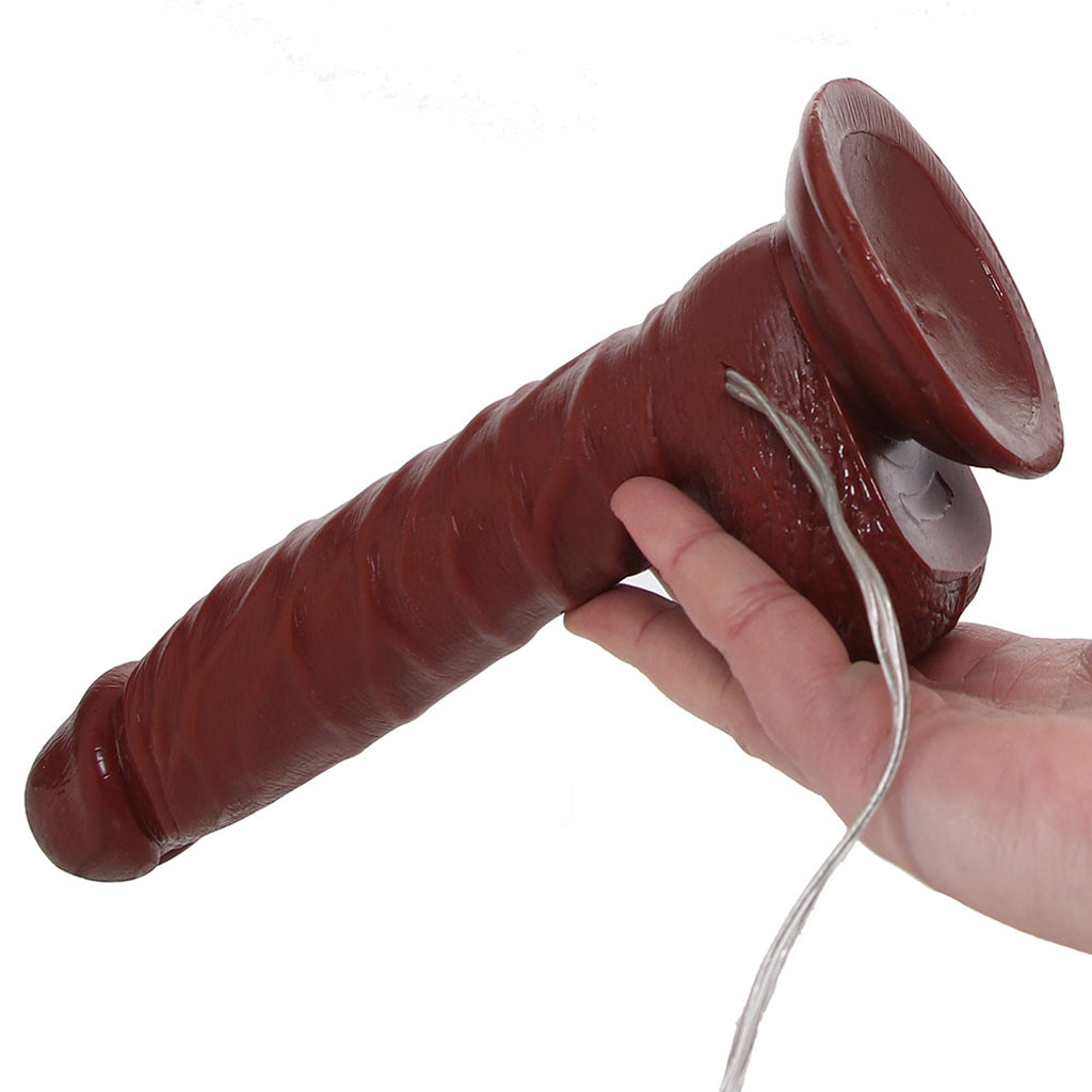 CalExotics Mr. Just Right Elite Eight Vibe in Brown - Vibrators - HoneyHugs Canada (View 4)