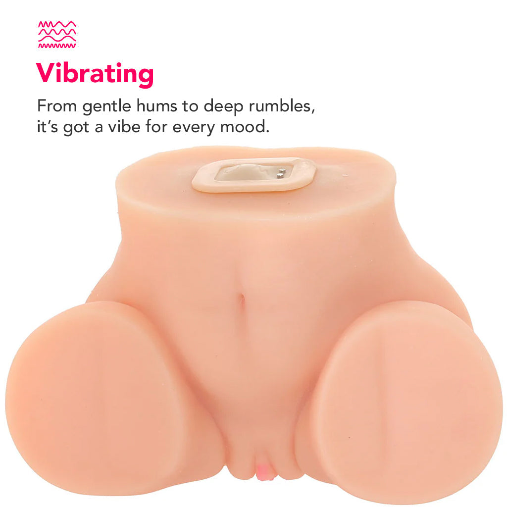 PDX Elite Shake That Ass Vibrating Masturbator in Light