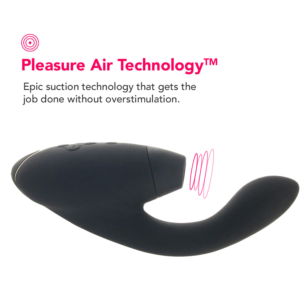 Womanizer Duo 2 Clitoral & G-Spot Stimulator in Black