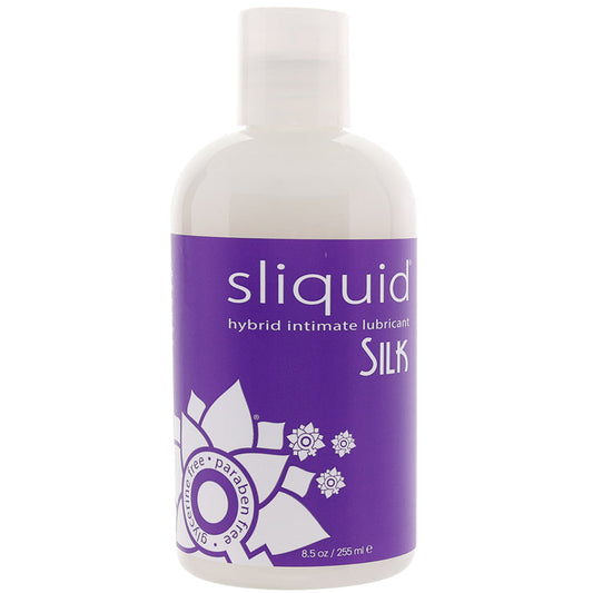 Sliquid Naturals Silk Hybrid Lubricant 8.5oz – Unrivaled Silky Smoothness for Intimate Pleasure