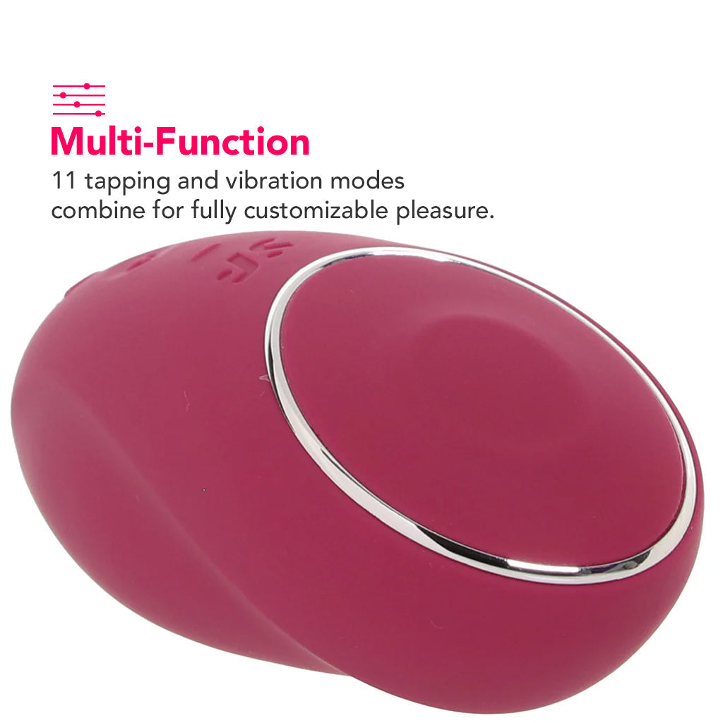 Satisfyer Tap & Climax 1 Tapping Vibe in Red