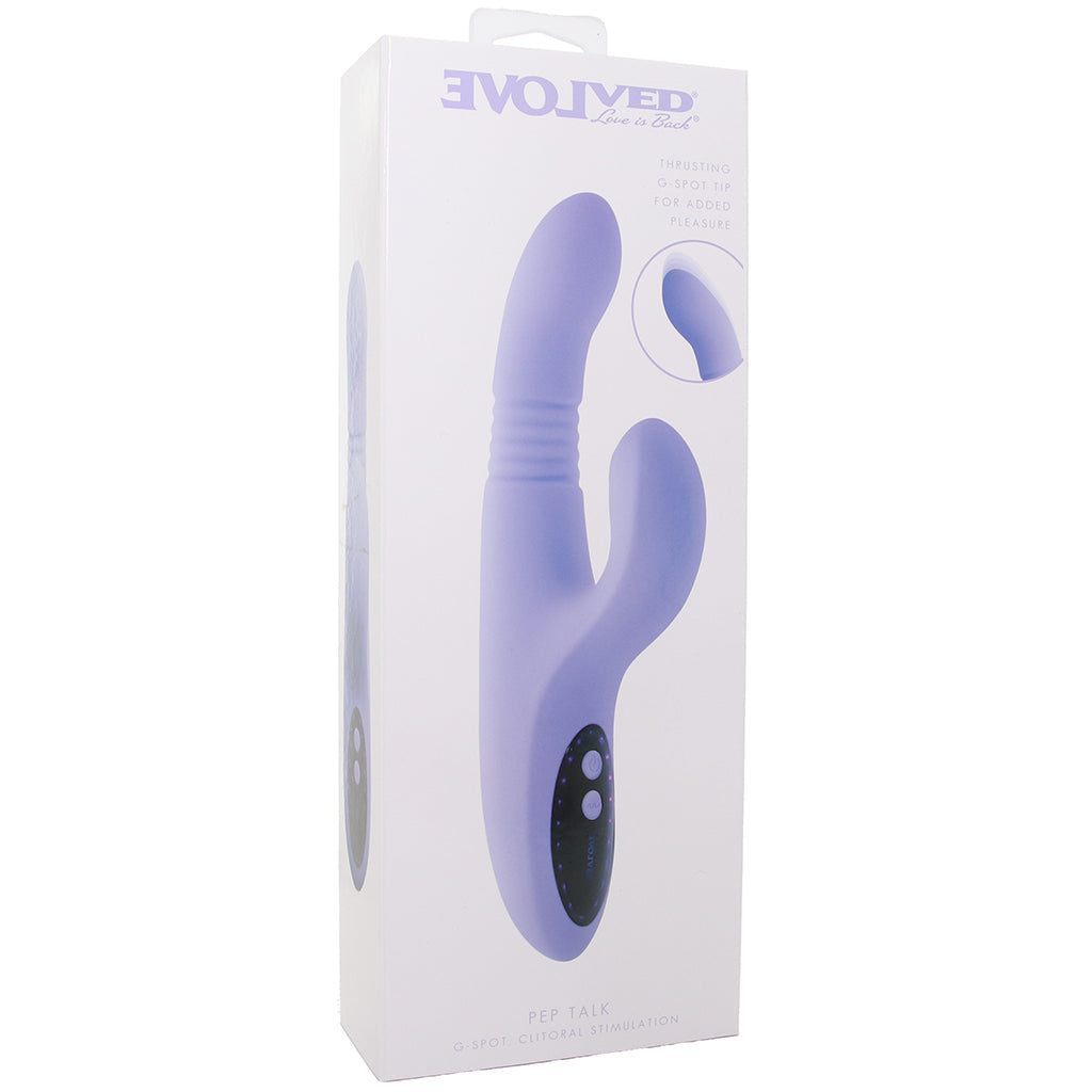 Evolved Novelties Pep Talk Thrusting Rabbit Vibe - Vibrators - HoneyHugs Canada (View 9)