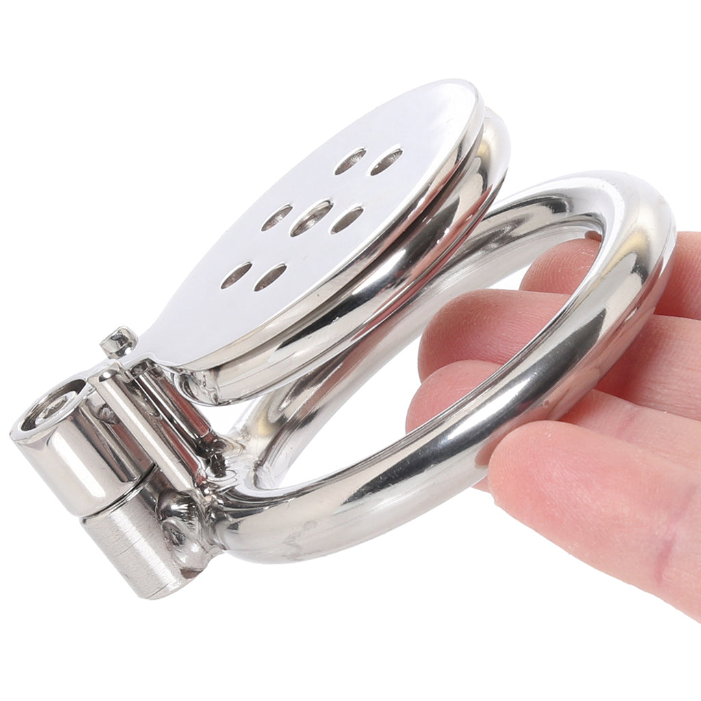 Lockmaster Flat Inverted Chastity Cage | Premium Stainless Steel for Absolute Control