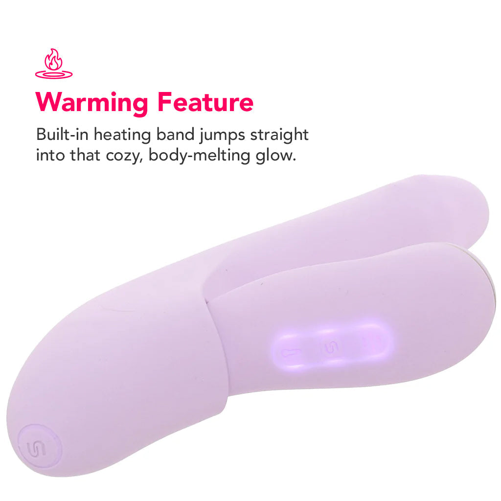DuoGlow Thrusting Beaded Vibe with Pulsing Stimulator