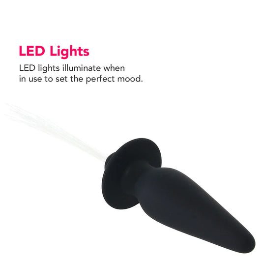 CalExotics Southern Lights Vibrating Butt Plug in Black - Vibrators - HoneyHugs Canada (View 2)