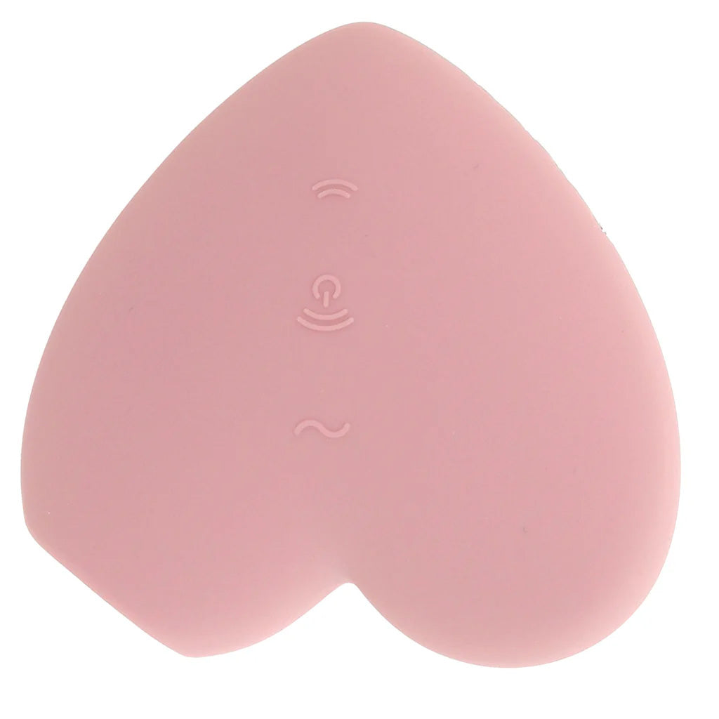 Satisfyer Cutie Heart Air Pulse Stimulator in Light Red