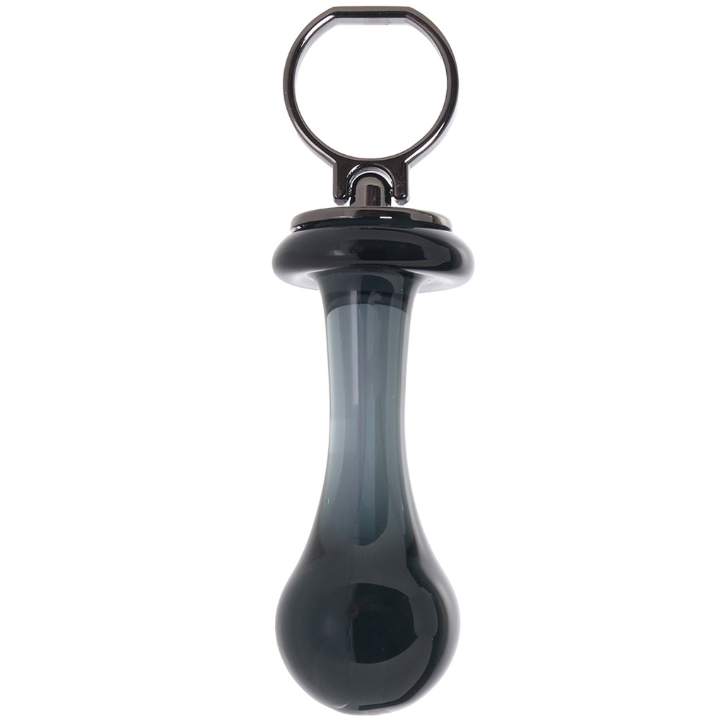 Gender X Blow Pop Glass Plug in Black