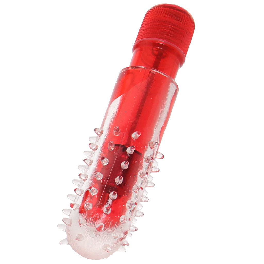 Travel Blaster Textured Bullet Vibe in Red