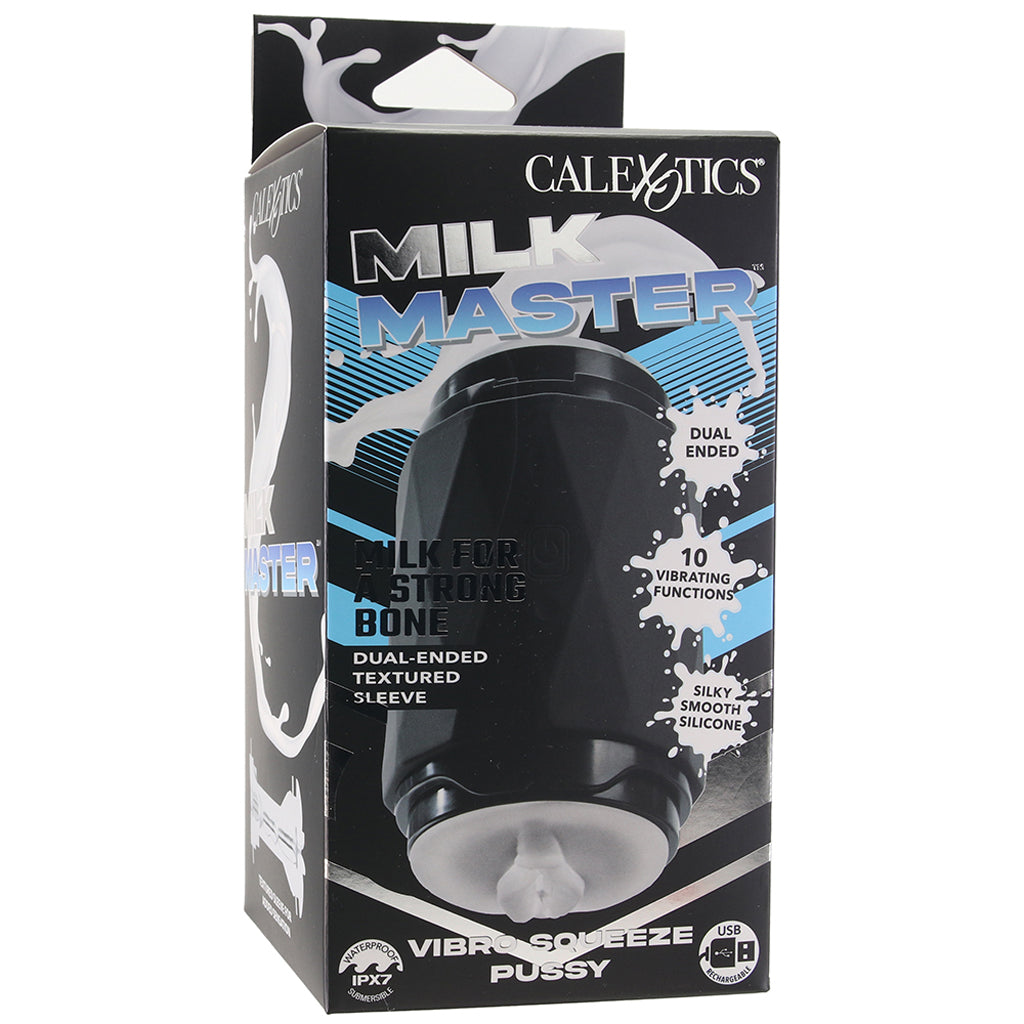 CalExotics Milk Master Vibro Squeeze Pussy Stroker - Male Masturbators - HoneyHugs Canada (View 6)
