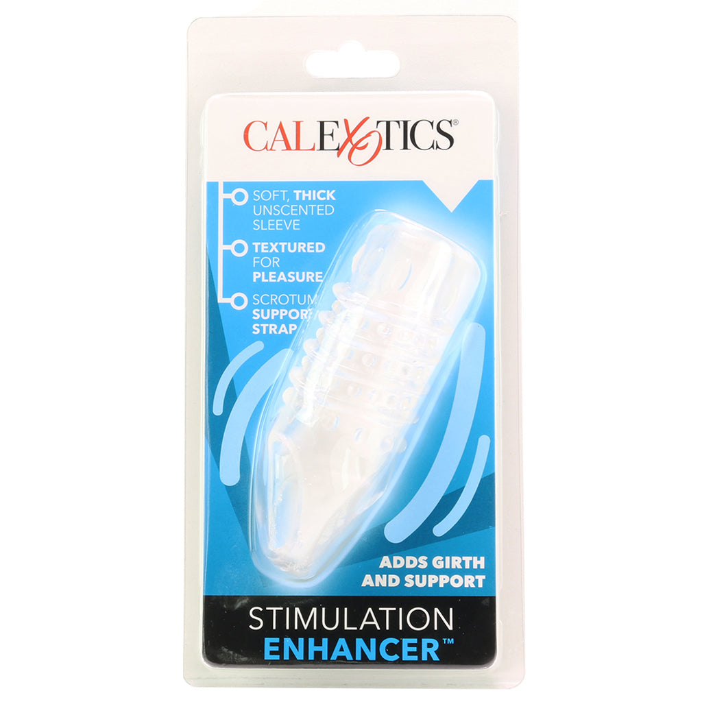 Luxury Textured Penis Sheath in Clear TPE - Heighten Sensation & Extend Pleasure
