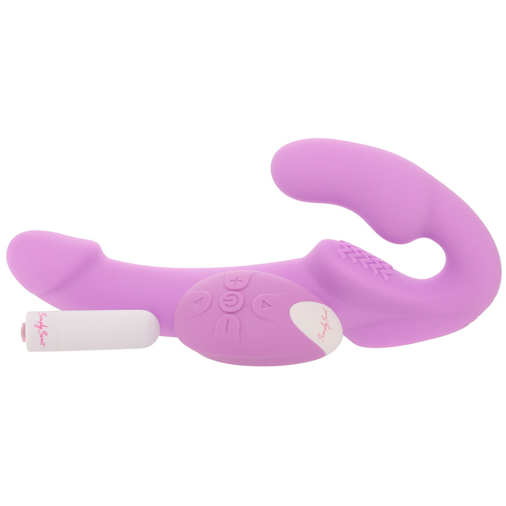 XR Brands Candy Crush Remote Strapless Strap-On Vibe - Vibrators - HoneyHugs Canada (View 3)