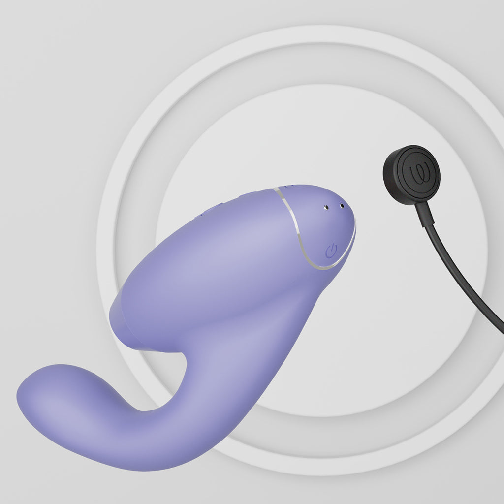 Womanizer Womanizer Duo 2 Clitoral & G-Spot Stimulator in Lilac - Vibrators - HoneyHugs Canada (View 4)