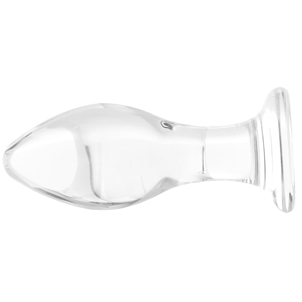 gläs 4-Inch Classic Glass Butt Plug – Elegance & Gentle Exploration