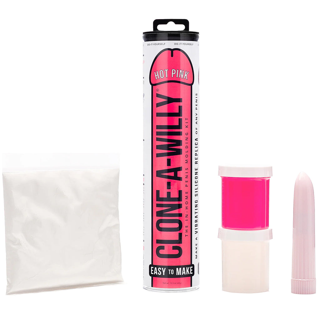 Clone-A-Willy Vibrator Kit in Hot Pink