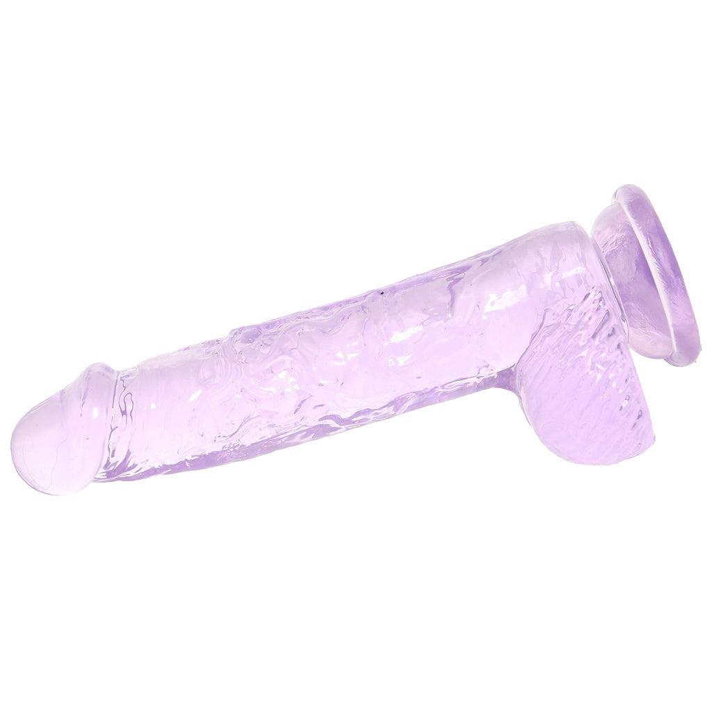 RealRock 5 Inch Realistic Ballsy Dildo in Purple