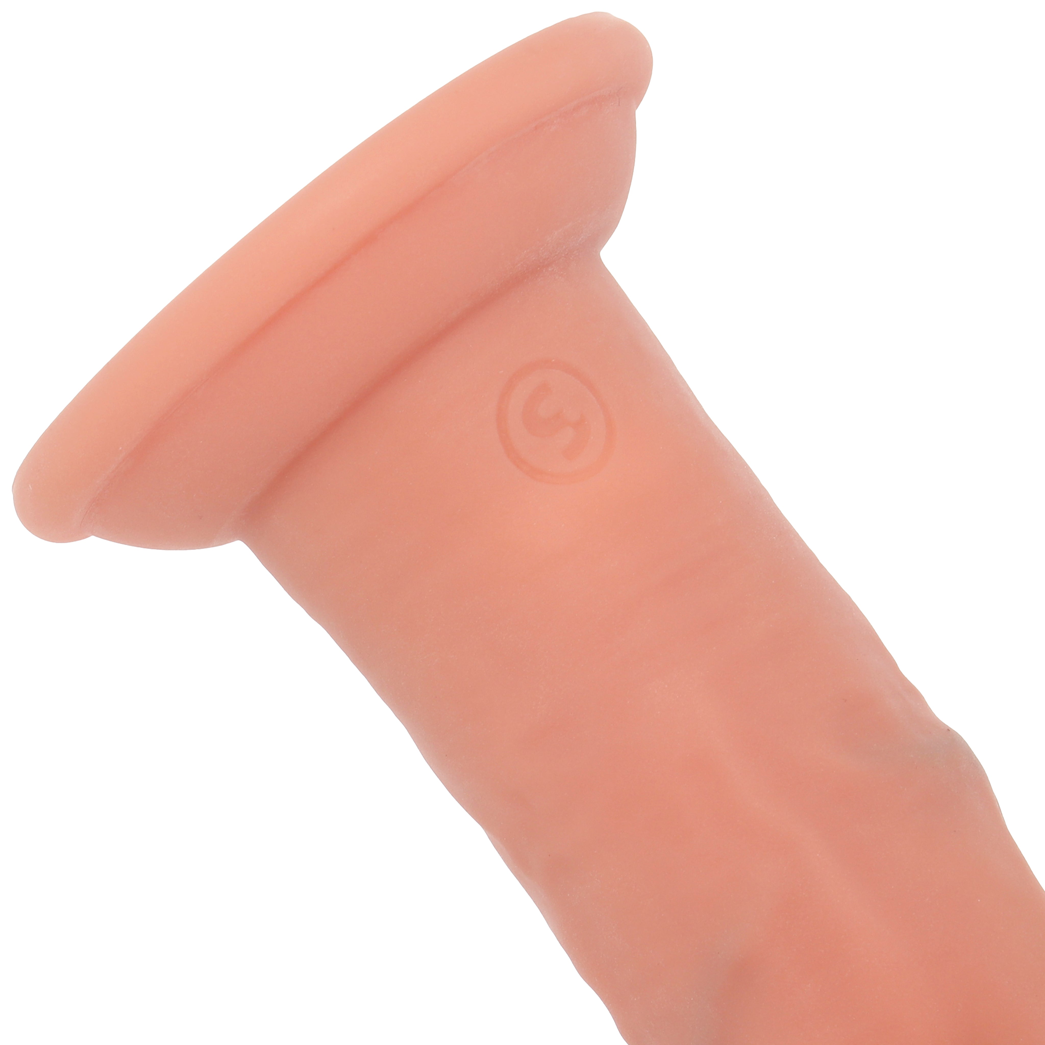 RealRock 8 Inch Dual Density Vibrating Dildo in Light