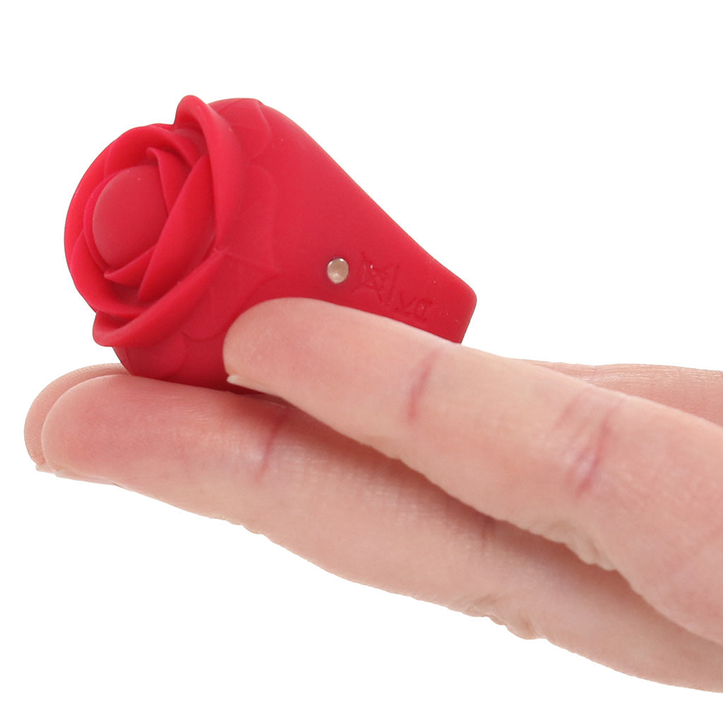XR Brands Bloomgasm Rose Ring Finger Vibe - Vibrators - HoneyHugs Canada (View 4)